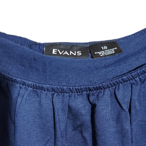 Qomen- Ruffle Trim Tank, sz 18W, NEW - Picture 2 of 7